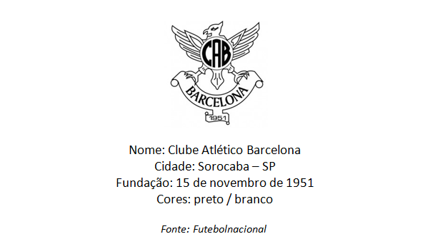 ⚽️ NOSSA - Clube Atlético Barcelona Sorocaba